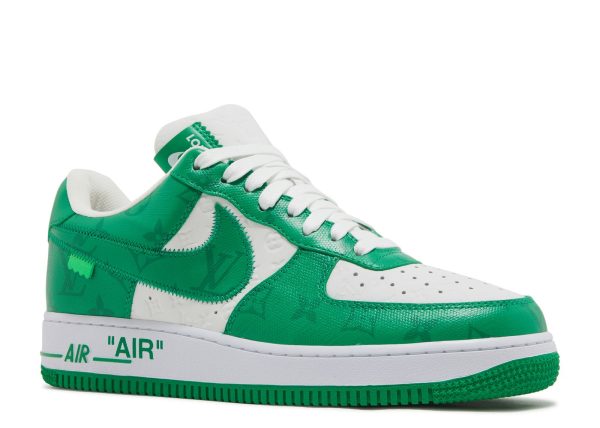 Louis Vuitton x Air Force 1 Low 'White Gym Green'