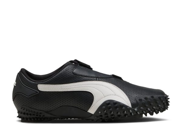 Mostro 'Perforated Leather Pack - Black White'