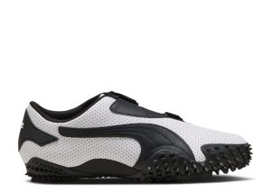 Mostro 'Perforated Leather Pack - White Black'