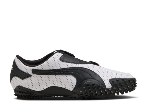 Mostro 'Perforated Leather Pack - White Black'