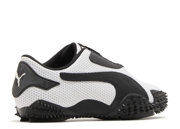 Mostro 'Perforated Leather Pack - White Black'