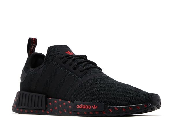 NMD_R1 'Black Scarlet Trefoil Midsole'