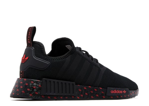 NMD_R1 'Black Scarlet Trefoil Midsole'