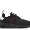 NMD_R1 J 'Black Team Power Red'