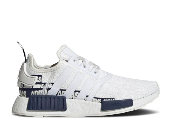 NMD_R1 J 'Wordmark Heel Stripe - Crystal White Navy'
