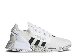 NMD_R1 V2 'Crackled - White Black'