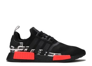 NMD_R1 'Wordmark Heel Stripe - Black Solar Red'