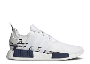 NMD_R1 'Wordmark Heel Stripe - Crystal White Navy'