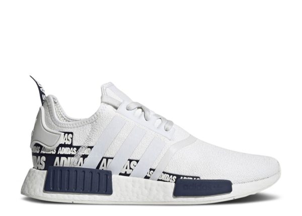 NMD_R1 'Wordmark Heel Stripe - Crystal White Navy'
