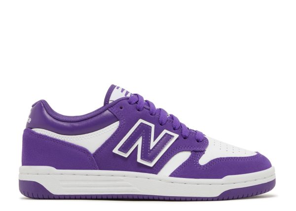 New Balance 480 Big Kid 'Prism Purple White'