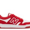 New Balance 480 Big Kid 'Team Red White'