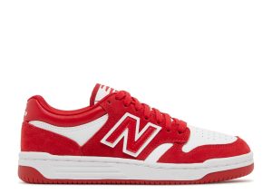 New Balance 480 Big Kid 'Team Red White'