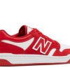 New Balance 480 Big Kid 'Team Red White'