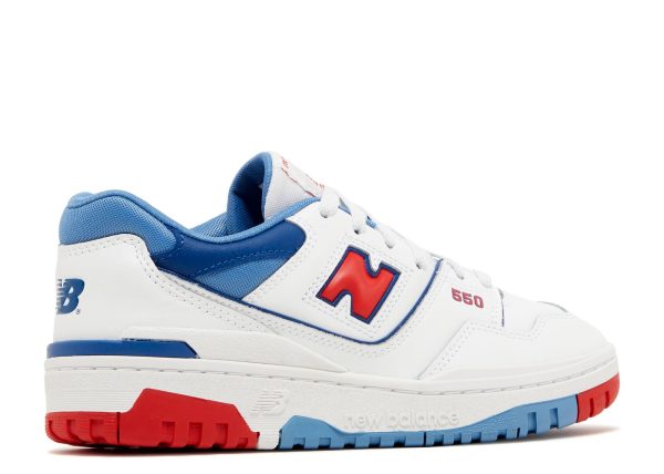 New Balance 550 Big Kid 'Red Atlantic Blue'