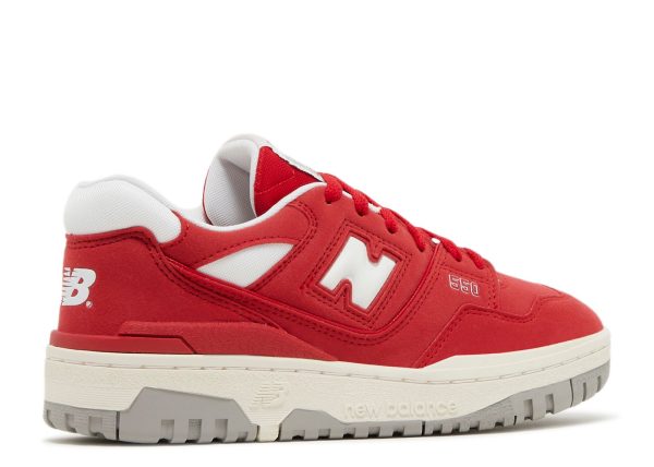 New Balance 550 Big Kid 'Suede Pack - Team Red'