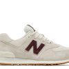 New Balance 574 'Bone White Burgundy'