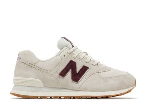 New Balance 574 'Bone White Burgundy'