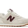 New Balance 574 'Bone White Burgundy'