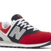 New Balance 574 Pebbled Sport 'Team Red'