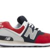 New Balance 574 Pebbled Sport 'Team Red'