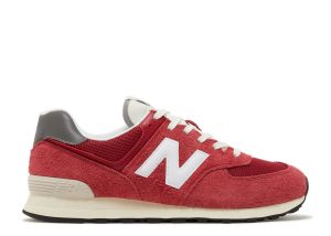 New Balance 574 'Premium OG Pack - Varsity Red'