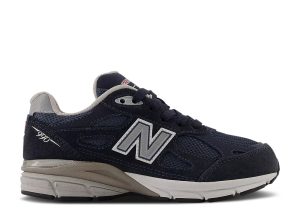 New Balance 990v3 Little Kid Wide 'Navy'