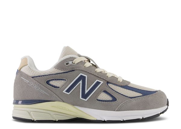 New Balance 990v4 Big Kid Wide 'Grey Day 2023'