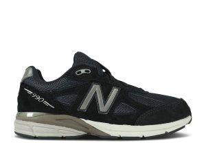 New Balance 990v4 Little Kid 'Navy Silver' 2016