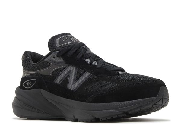 New Balance 990v6 Big Kid 'Black Metallic'