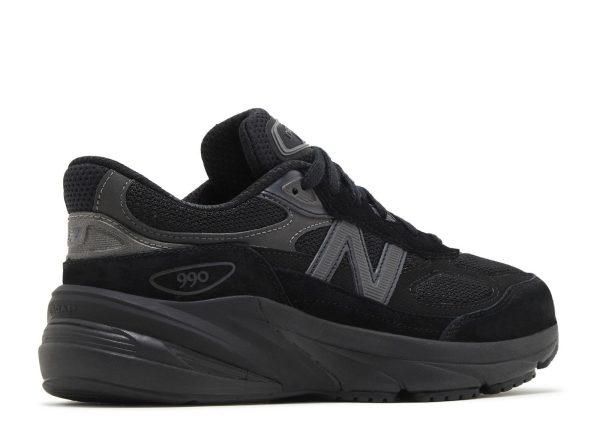 New Balance 990v6 Big Kid 'Black Metallic'