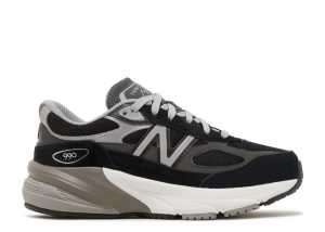 New Balance 990v6 Big Kid 'Black Silver'