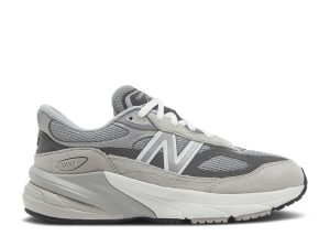 New Balance 990v6 Big Kid Wide 'Castlerock'