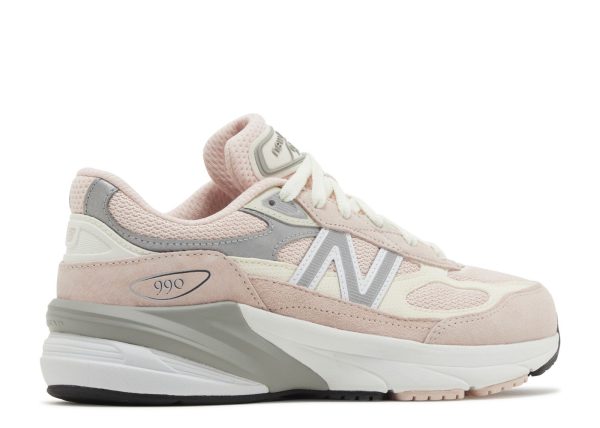 New Balance 990v6 Big Kid Wide 'Pink Haze'