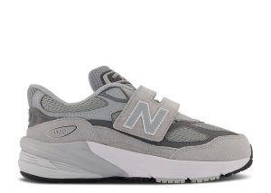 New Balance 990v6 Hook & Loop Little Kid Wide 'Castlerock'