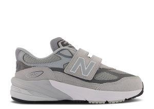 New Balance 990v6 Hook & Loop Little Kid X-Wide 'Castlerock'