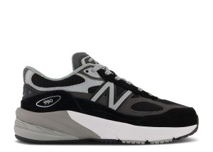 New Balance 990v6 Little Kid 'Black Silver'