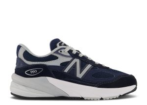 New Balance 990v6 Little Kid X-Wide 'Navy'
