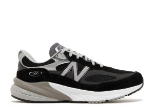New Balance 990v6 Made in USA 2E Wide 'Black Silver'