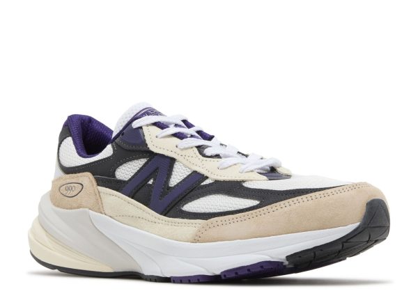 New Balance 990v6 Made in USA 'White Black Plum'