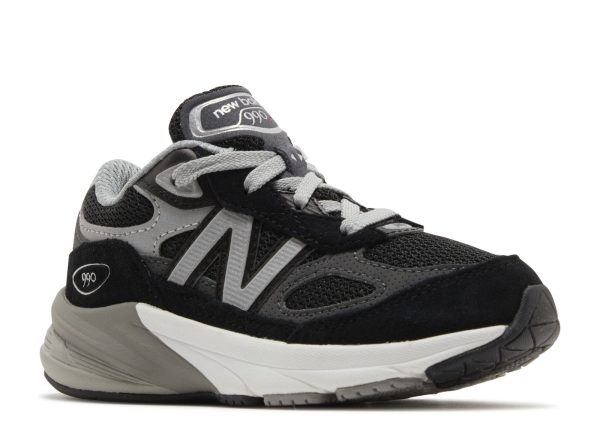 New Balance 990v6 Toddler 'Black Silver'