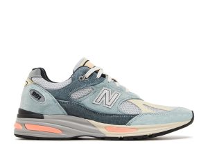 New Balance 991v2 Made In England 'Silver Blue Turbulence'