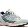 New Balance 991v2 Made In England 'Silver Blue Turbulence'