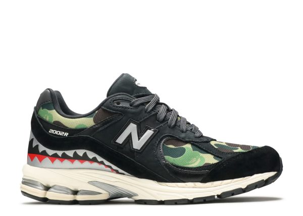 New Balance BAPE x 2002R 'Apes Together Strong - Black Camo'