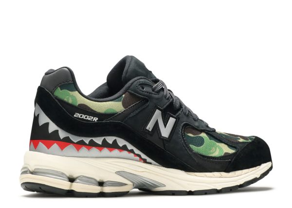 New Balance BAPE x 2002R 'Apes Together Strong - Black Camo'