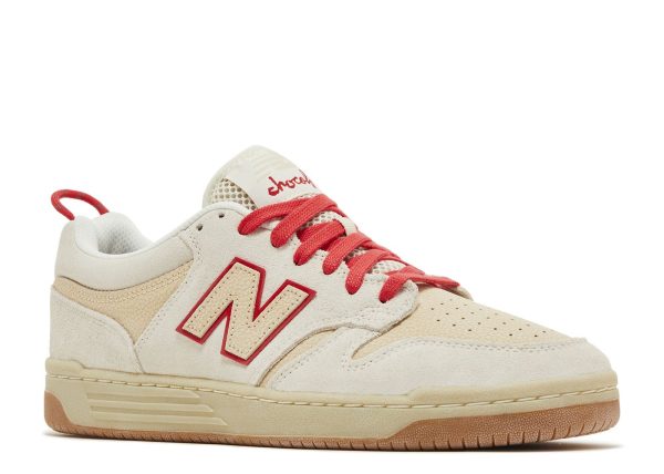 New Balance Chocolate Skateboards x Numeric 480 'Sea Salt Red'