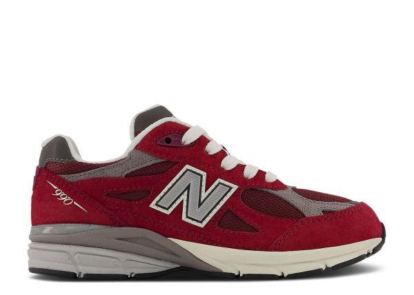 New Balance Teddy Santis x 990v3 Little Kid 'Scarlet Marblehead'