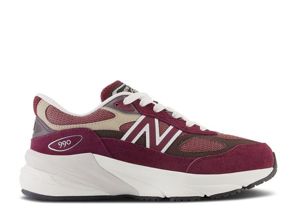 New Balance Teddy Santis x 990v6 Big Kid 'Burgundy Tan'
