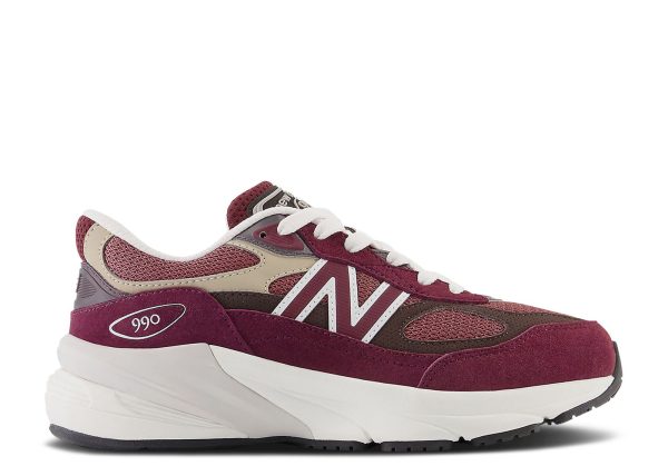 New Balance Teddy Santis x 990v6 Little Kid 'Burgundy Tan'