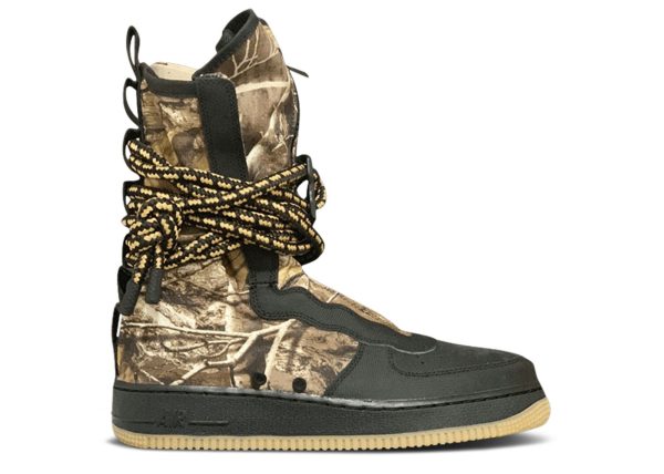 Realtree x SF Air Force1 Hi 'Black Camo'