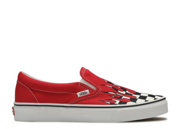 Slip-On 'Checker Flame'